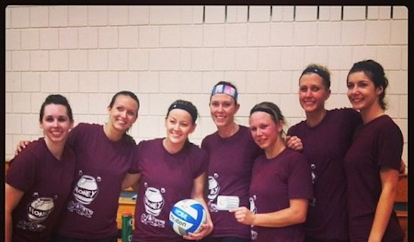 Honey Badgers  Volleyball Tournament Winners! T-Shirt Photo